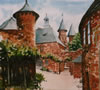 Collonges-la-Rouge, Limousin, France - 1992 Watercolour - 30 cm x 25 cm