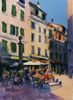 Place Nationale, Antibes, Cote D'Azure, France - 1999 Brushpen and Watercolour - 36 cm x 28 cm