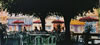Restaurant Le Don Camillo, Duras, France - 1999 Watercolour - 38 cm x 17 cm