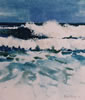 Breaking Waves - 2001 Watercolour - 20 cm x 18 cm