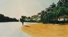 Dee at Coco Beach, Candolim, Goa - 1998 Watercolour - 53 cm x 29 cm