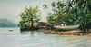 En Route to Candolim, Goa - 1998 Watercolour - 53 cm x 30 cm