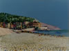 La Plage, Nice, Cote D'Azure, France - 1997 Watercolour - 35 cm x 25 cm