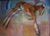 Dreaming Foal; Colour Poem - 1996 Watercolour - 74 cm x 54 cm