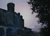 Chateau de Duras, Misty Morning - 2011 Watercolour - 34 cm x 24 cm  - <strong>£150 / 180 euros + p and p</strong> 