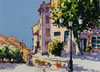 La Chocolatiere, Provence, France - 1999 Watercolour - 18 cm x 12 cm