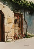 Door at St. Cere, Lot, France - 1993 Watercolour - 52 cm x 34 cm 
