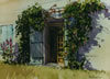 Doorway at La Grassiere, Gironde, France - 2000 Watercolour - 54 cm x 36 cm