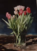 Glass Vase with Tulips - 1994 Watercolour - 54 cm x 36 cm