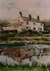 Summerseat and the Irwell, Lancs, England - 1996 Watercolour - 38 cm x 27 cm